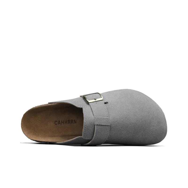 Colorful Creations Leather Patchwork Quiet Slip Resistant Closed Toe Slippers Men's-10