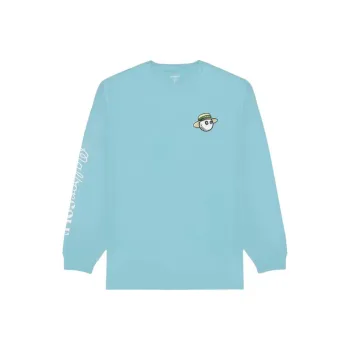 Malbon Golf T Shirt Men's Light Blue