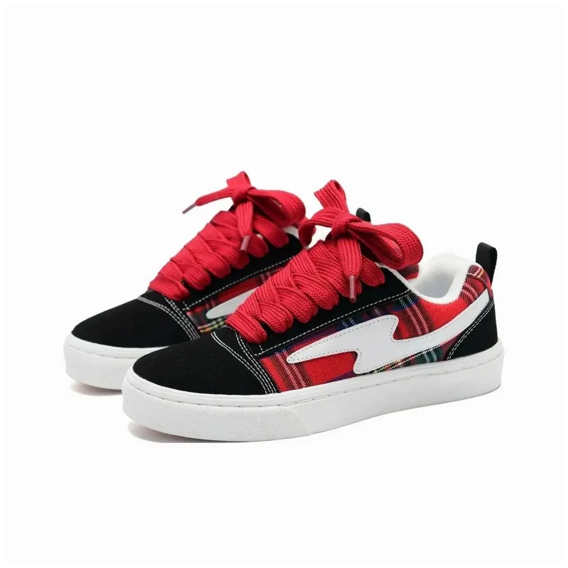 Yalu Wear resistant And Lightweight Low Top Skateboard Shoes Unisex-24