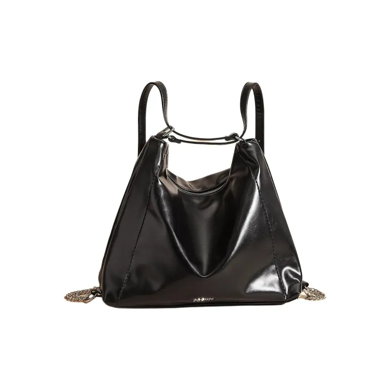 JOSINY PU Backpack Shoulder Bag Regular Women's Mousse Black-1
