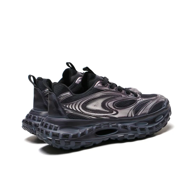 Meixi Slip Resistant, Abrasion Resistant, Breathable Low Top Chunky Sneakers Men's-5
