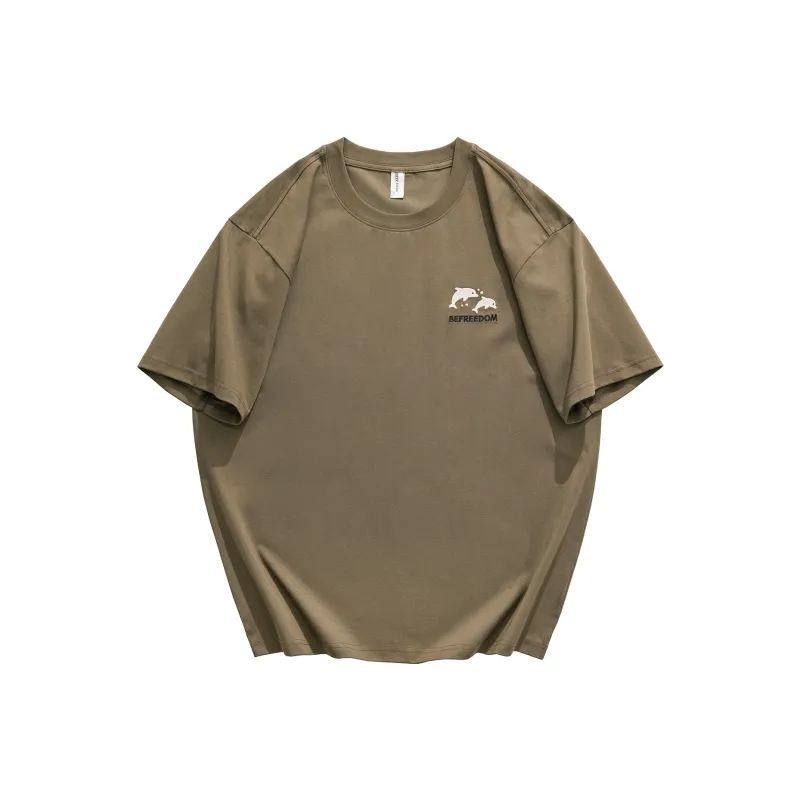 WOOD SOON Heavyweight Trendy Casual Men's Clothing Cooling T Shirts Unisex-7