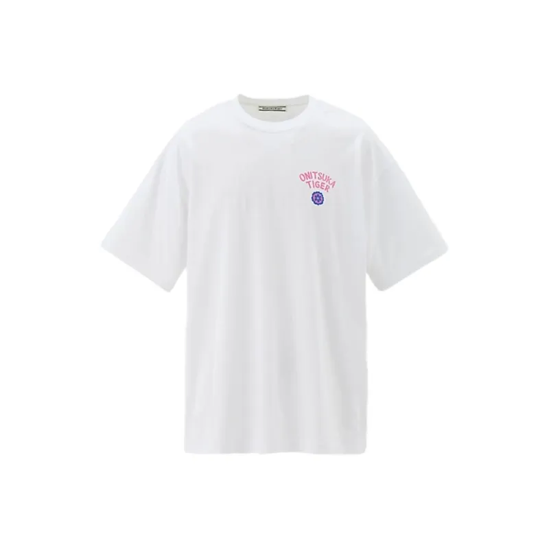 Onitsuka Tiger T Shirt Unisex White-0