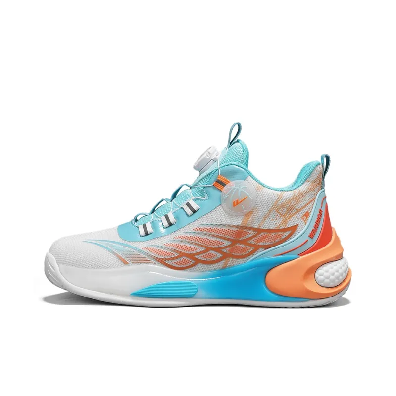 WARRIOR Basketball Shoes Men Low Top Orange-0