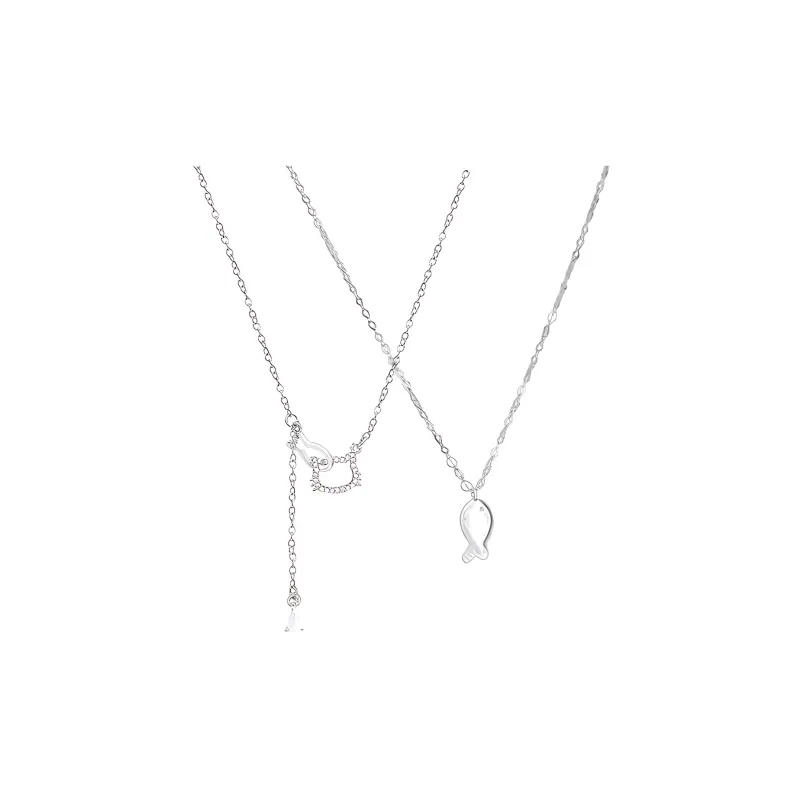 MIDNIGHT MOMENT Alloy Necklaces Women's-0