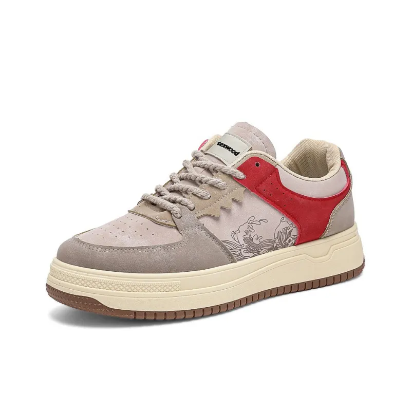 TEXWOOD Impact Resistant, Abrasion Resistant, Balance Low Top Skateboard Shoes Men's Box-1