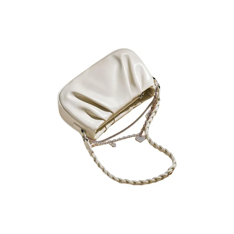 15 MINS Synthetic Leather Crossbody Bag, Shoulder Bag Regular Women's Black/Light Khaki-3
