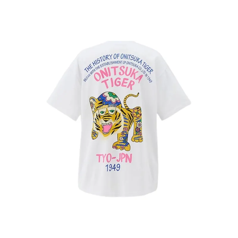 Onitsuka Tiger T Shirt Unisex White-1