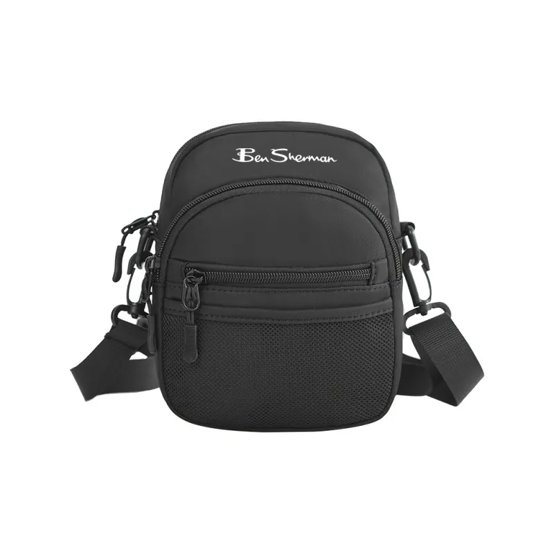 BEN SHERMAN Oxford Shoulder Bag Unisex Black-0