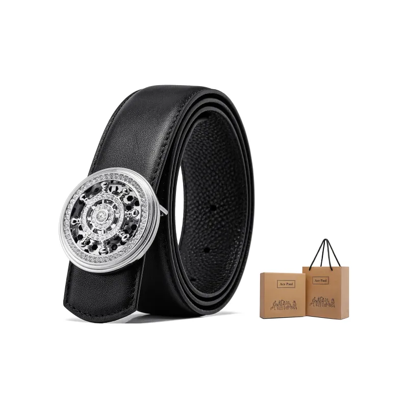 Ace Paul Cow Leather Belt Unisex Width 3.8cm-11