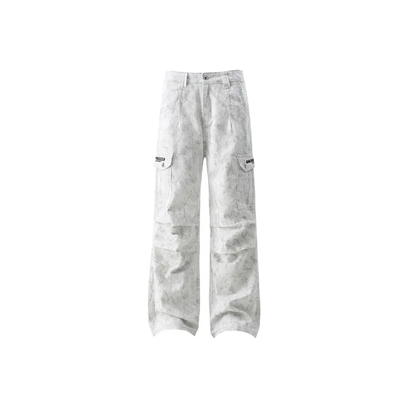 Qnxeey Cargo Pants Unisex-4