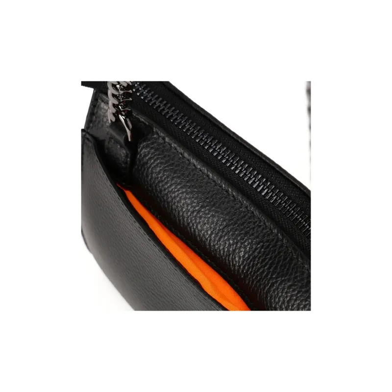 AVIREX Cow Leather Cow Leather Shoulder Bag Women's Black-6
