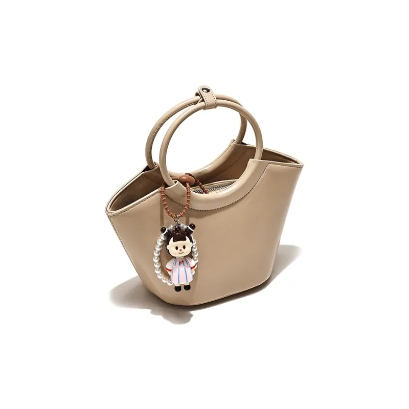 Vigno Synthetic Leather One Shoulder Handbag Women's White/Red/Sambal Color/Black-12