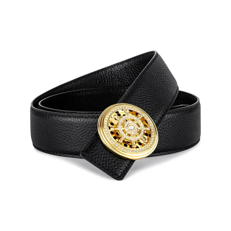 Ace Paul Cow Leather Belt Unisex Width 3.8cm-14