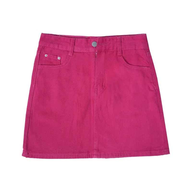 7 SEVFUN Denim Short Skirts Women's-10