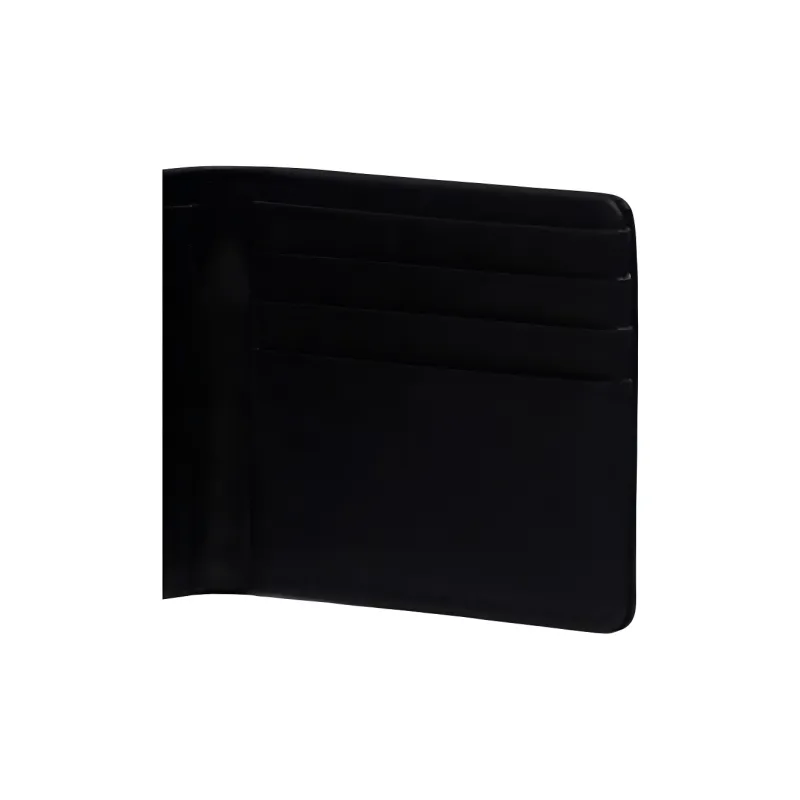 Herschel Litchi Grain Vegan Leather Wallet Unisex Black-3