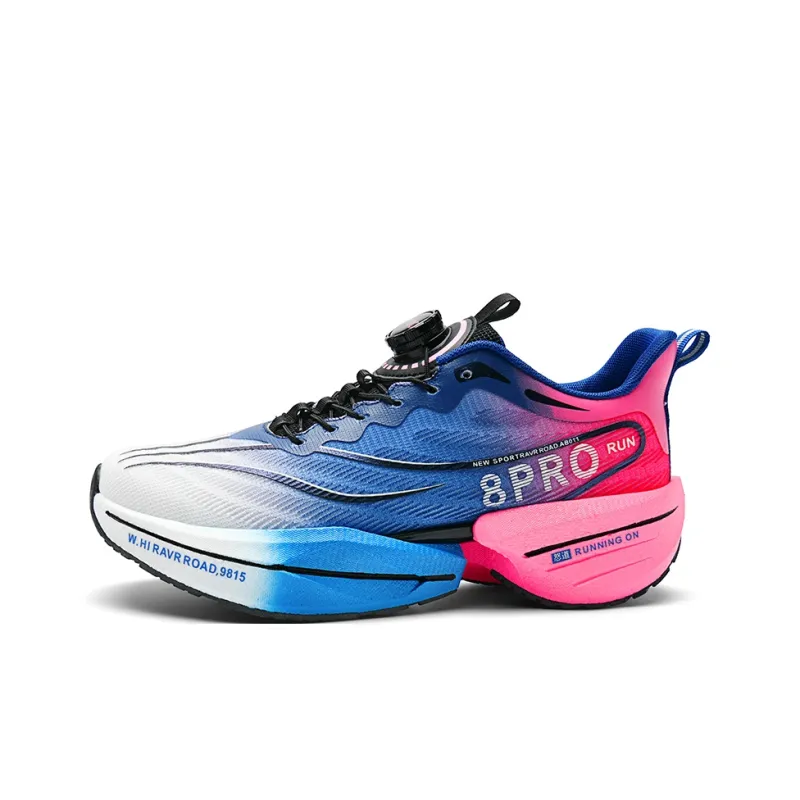 COMVIEW Running Shoes Unisex Low Top Obsidian Black/Radiant Blue Star/Dreamy World-66