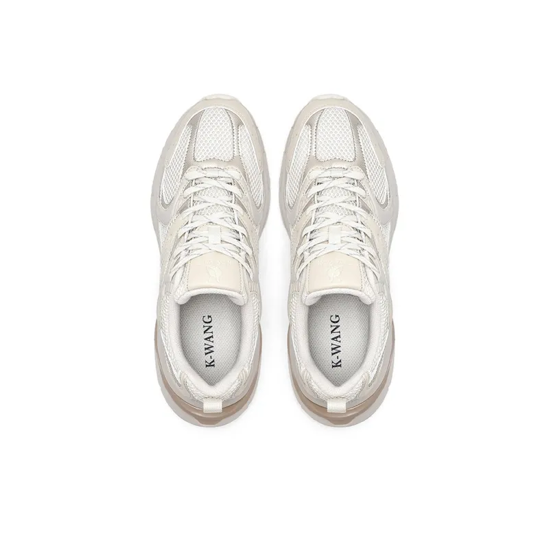 K WANG Wear resistant, Lightweight, Breathable, And Non slip. Low Top Couple's Chunky Sneakers Unisex-11