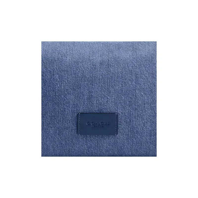 COACH Denim Shoulder Bag, Crossbody Bag Men's Dark Blue-3