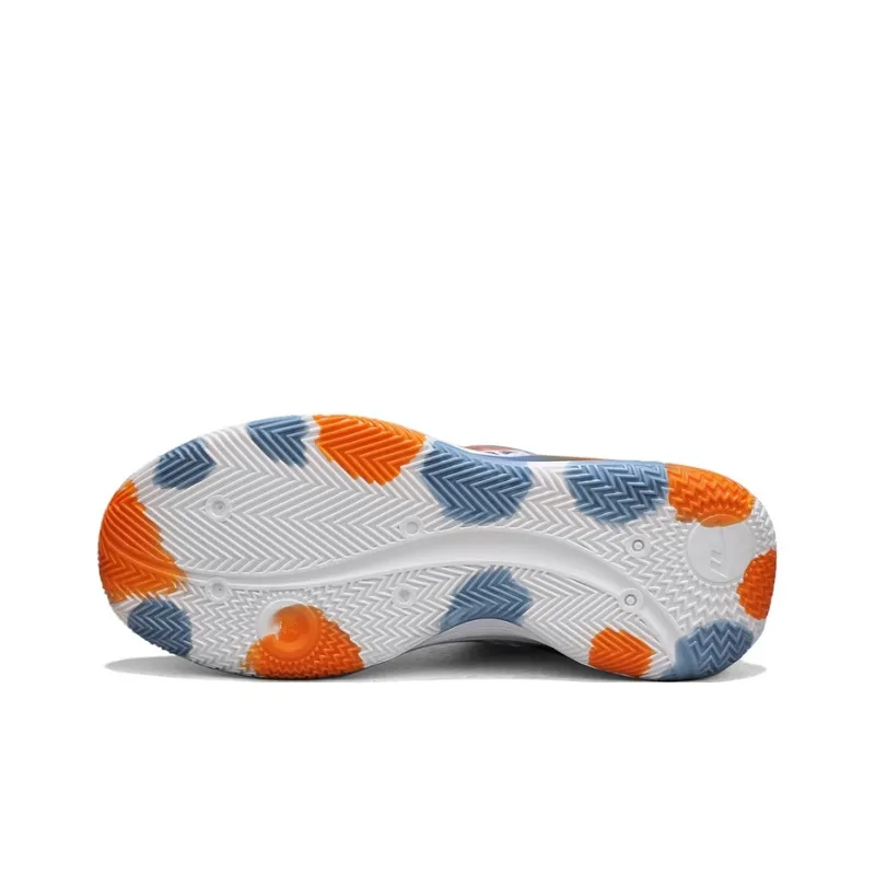 WARRIOR Basketball Shoes Men Low Top Orange-3