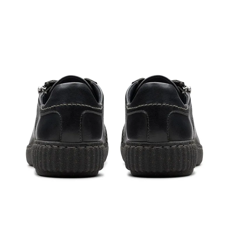Clarks Anti Slip Wear Resistant Low Top Casual Shoes Women's Black-5