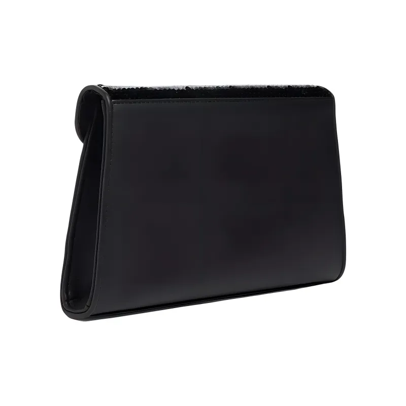GUESS Artificial Leather Envelope Crossbody Bag Mini Women's Black-1