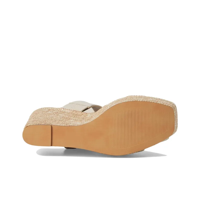 STEVE MADDEN Contessa One Strap Sandals Women's Brown White-4