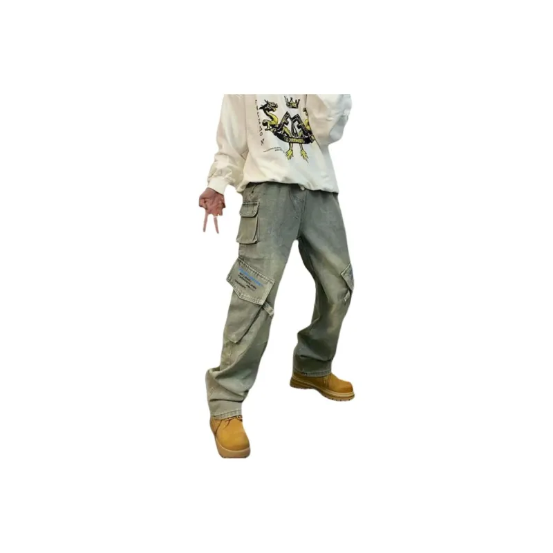 Qnxeey Jeans Unisex-0