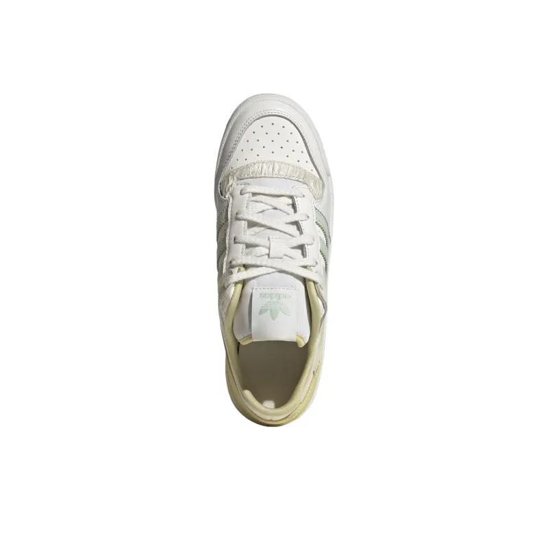 Adidas Originals FORUM Abrasion Resistant Low Top Skateboard Shoes Women's Bright White-3
