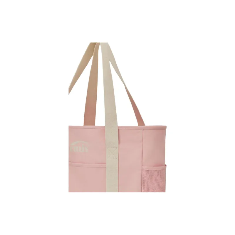 Emis Cotton Tote Bag Shopping Bag Handbag Shoulder Bag Unisex Light Pink-3