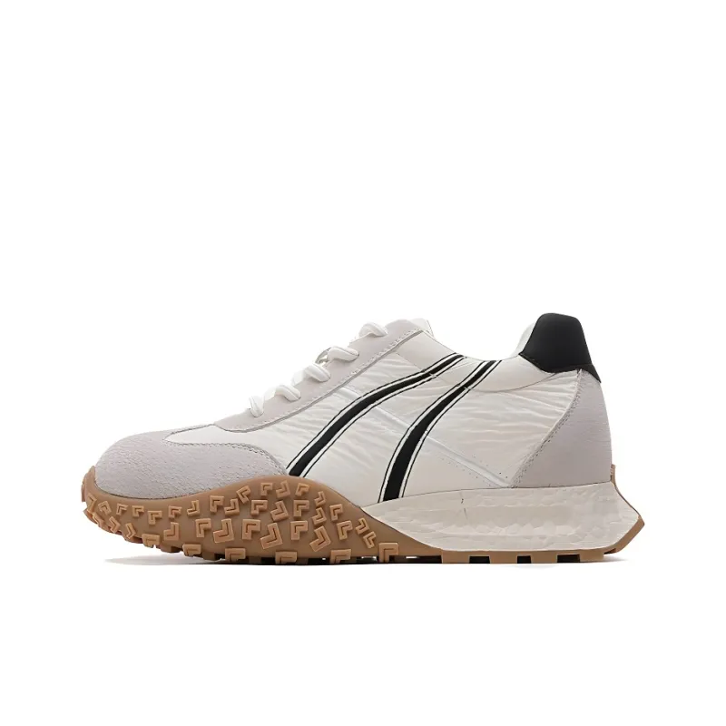 LINGPAO Slip Resistant Lightweight Height Increasing Low Top Casual Shoes Women's-5