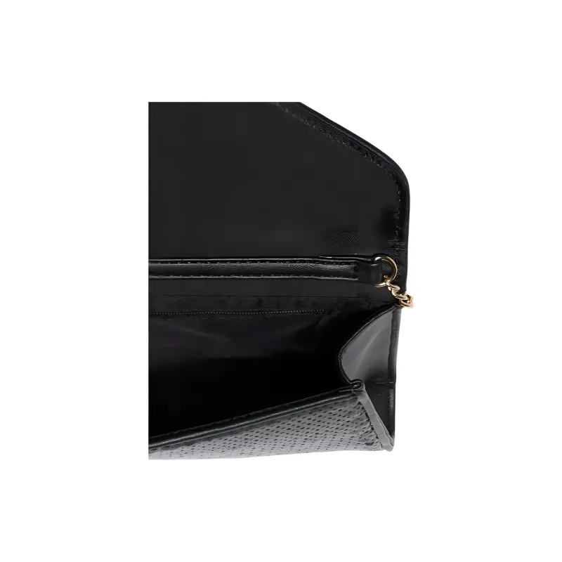 GUESS Artificial Leather Envelope Crossbody Bag Mini Women's Black-4
