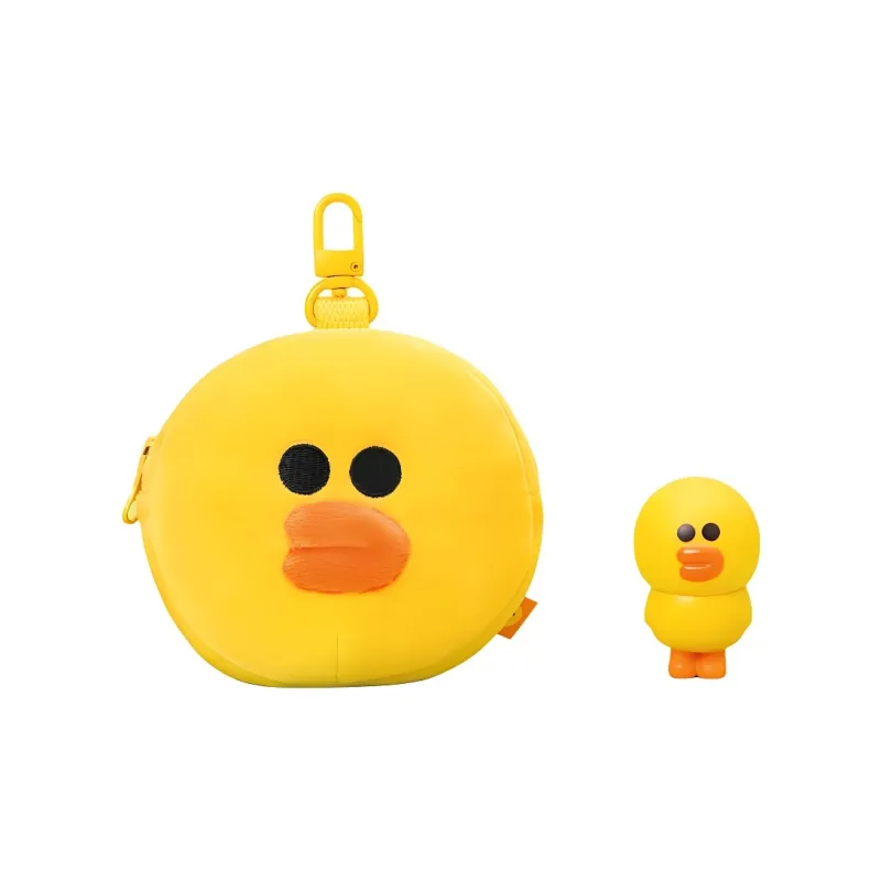 LINE FRIENDS Plush Fabric Coin Purse Unisex Sally-1