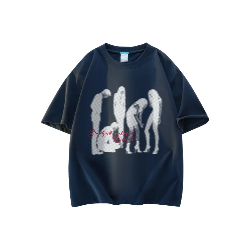 Small Columns Under The Sea T Shirt Unisex-6