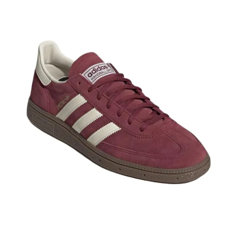 Adidas Originals HANDBALL SPEZIAL Shock Absorbers Low Top Skateboard Shoes Men's Burgundy-1