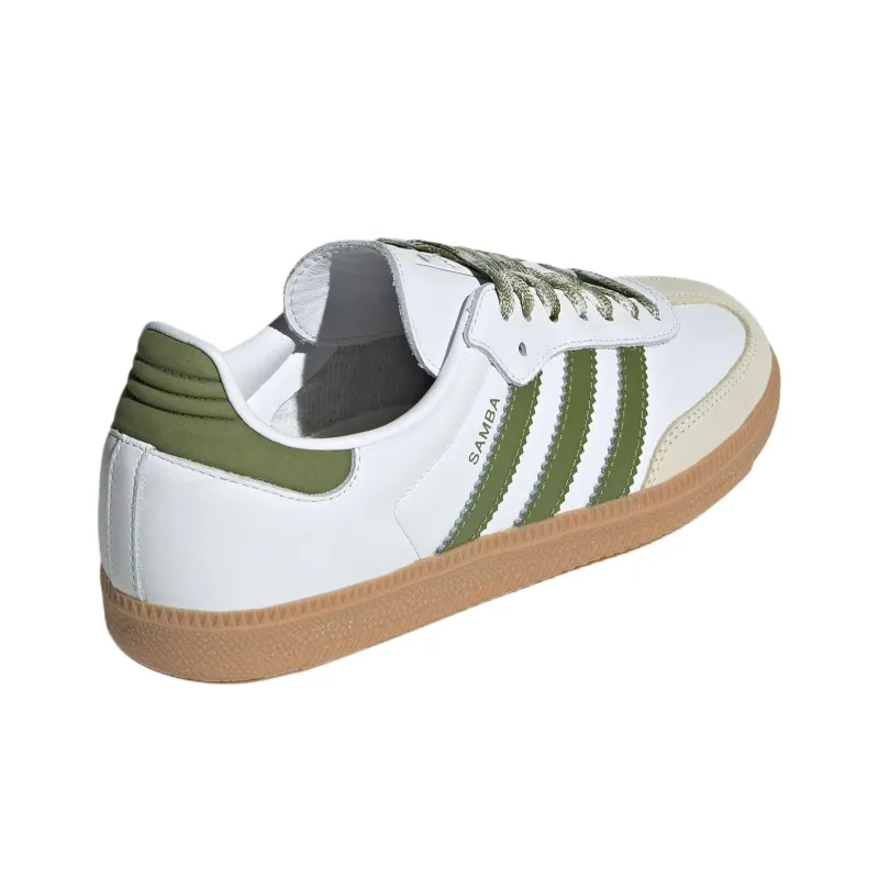 Adidas Originals SAMBA OG Abrasion Resistant Low Top Skateboard Shoes Women's White-4