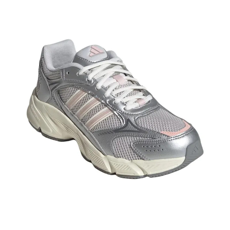 Adidas CRAZYCHAOS 2000 Abrasion Resistant Low Top Casual Shoes Women's Silver Pink-1