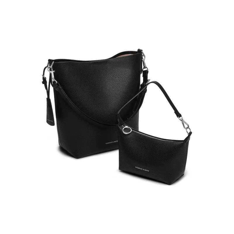 CHARLES&KEITH PU Bucket Bag, Shoulder Bag Women's Multicolor-15