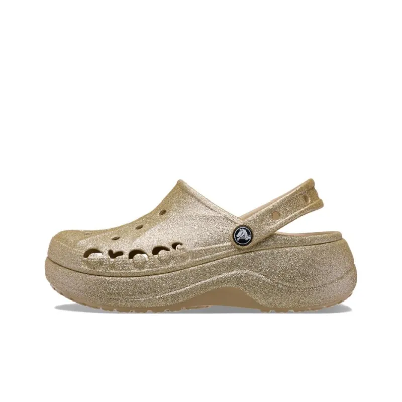 Crocs Baya Platform Clog Clogs Women's Tea Brown-0