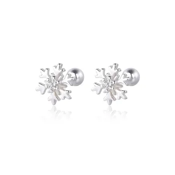 Barbie 999 Fine Silver Stud Earrings Women's