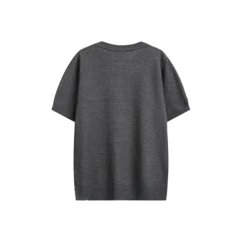 JIARONG Light Mature Style Elastic Cuff Three Quarter Sleeves Unisex