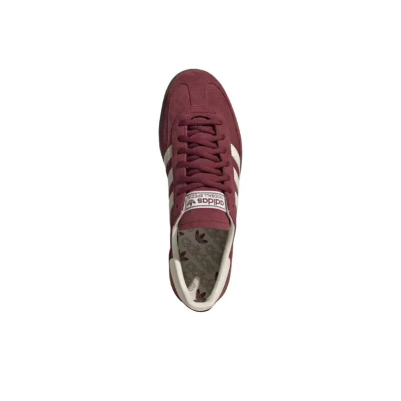 Adidas Originals HANDBALL SPEZIAL Shock Absorbers Low Top Skateboard Shoes Men's Burgundy-2