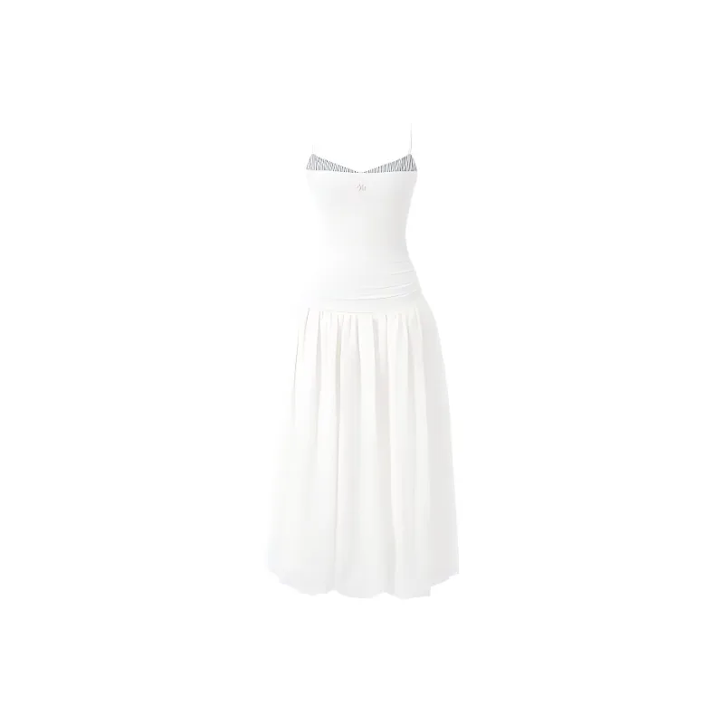 NAWS Slip Dresses Women's Elegant White-0
