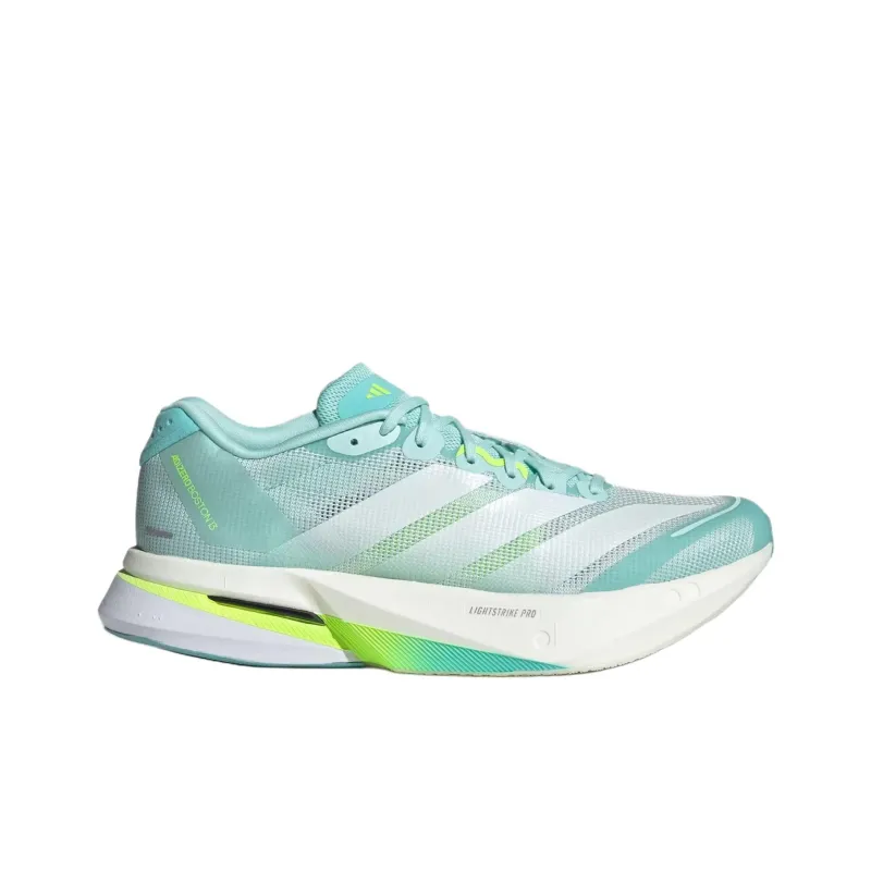 Adidas Adizero Boston 13 Semi Flash Aqua Zero Metalic Lucid Lemon Women's-1