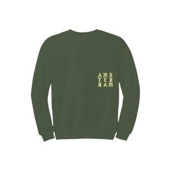Kanye West Sweatshirt Men's Army Green