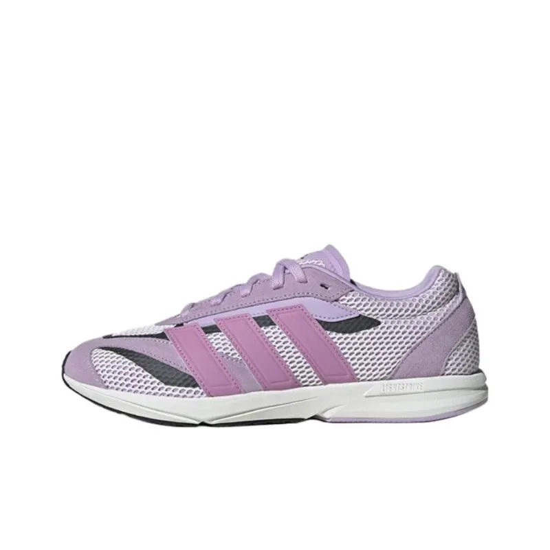 Adidas LIGHTBLAZE Abrasion Resistant Low Top Casual Running Shoes Women's Purple Black-0