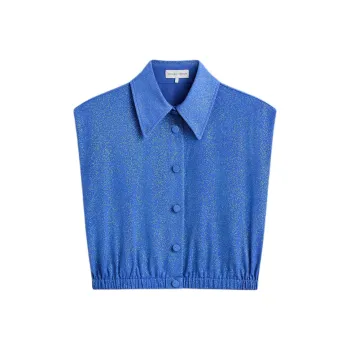 SCANLAN THEODORE Tinsel Crop Shirt Women's