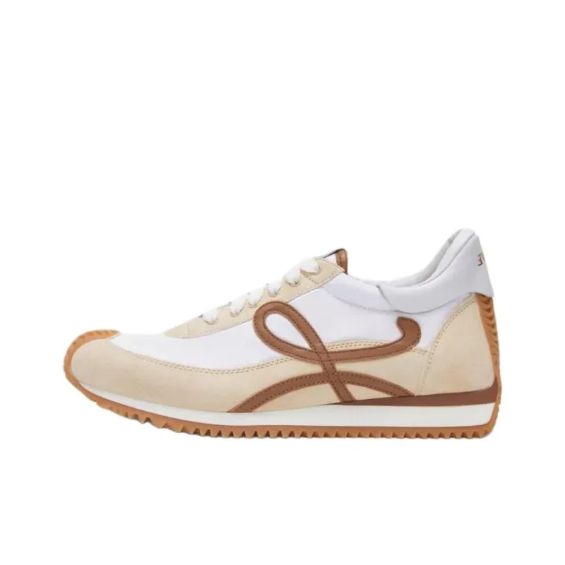 LOEWE Flow Runner 2.0 Low Top Casual Shoes Women's Beige Brown-0
