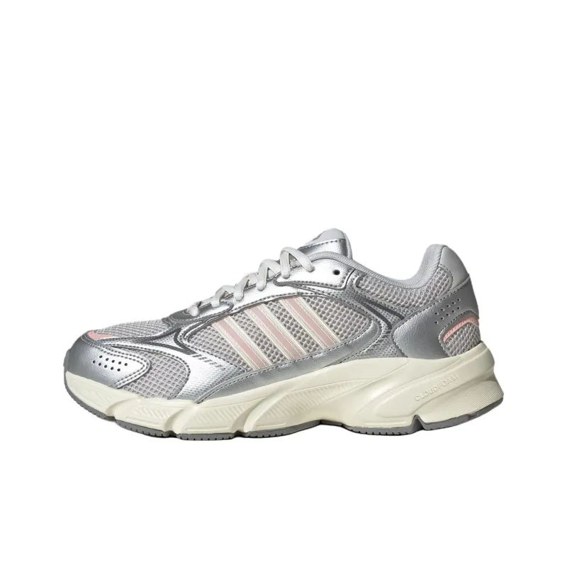 Adidas CRAZYCHAOS 2000 Abrasion Resistant Low Top Casual Shoes Women's Silver Pink-0