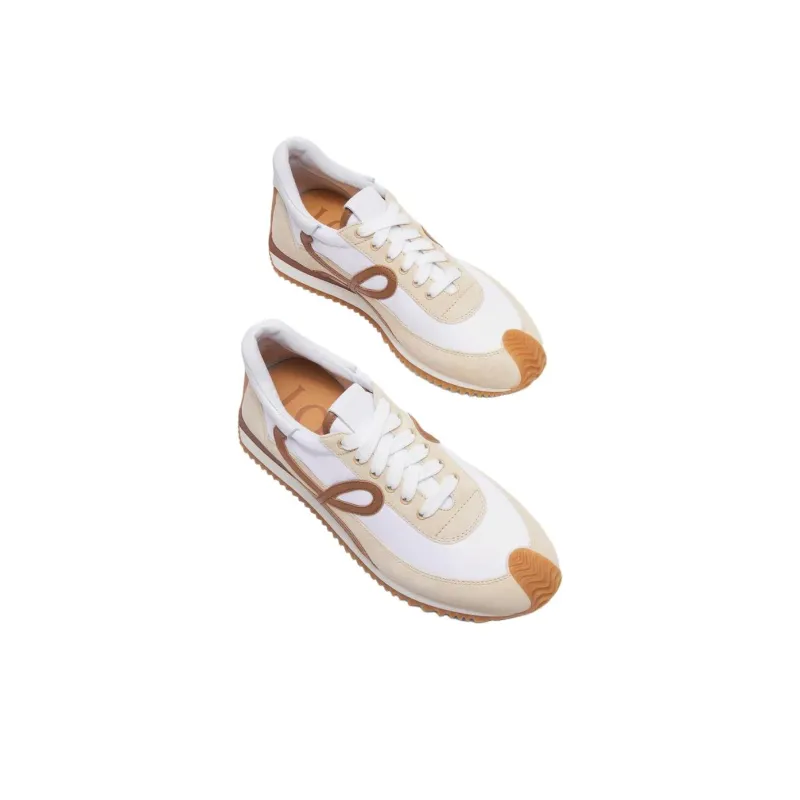 LOEWE Flow Runner 2.0 Low Top Casual Shoes Women's Beige Brown-2